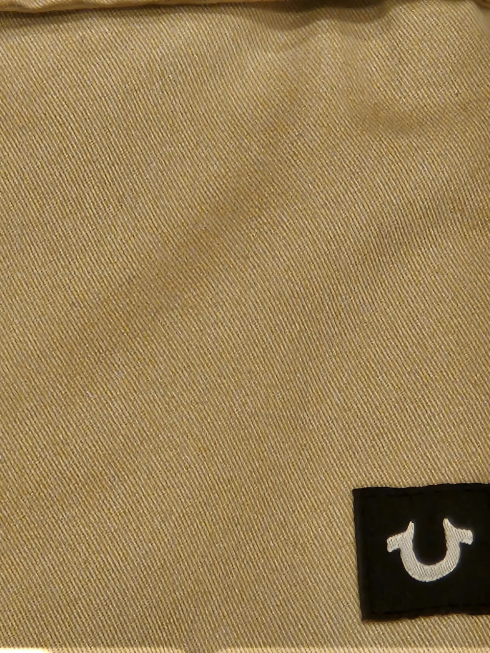 True Religion Men's Cargo Pants Size 31 Khaki Beige Khakis Embroidered Pockets - Picture 4 of 16